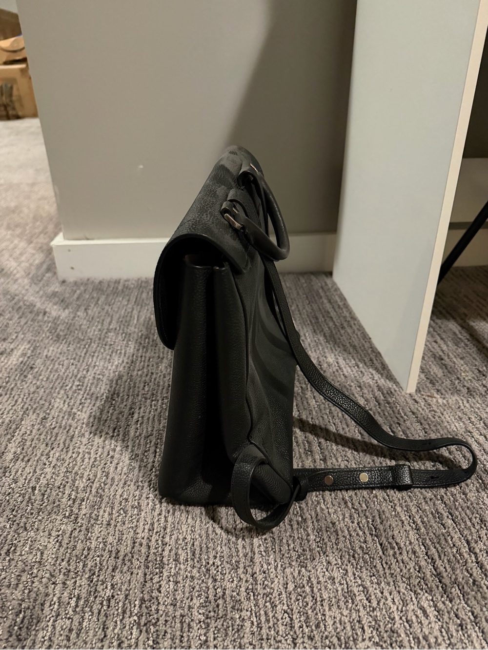 Kate Spade Black Leather Backpack - Picture 2 of 3